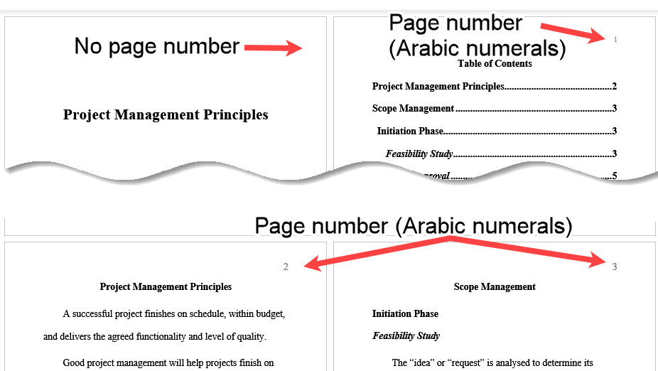 A Table Of Contents In Apa Format