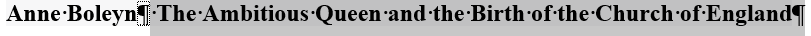 Style Separator separating level 2 and normal text in a heading